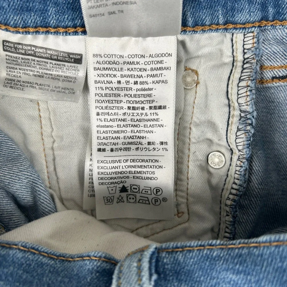 Levi's 511 Slim Fit Jeans Mens 30x30 Light Wash Blue Denim 04511-3920